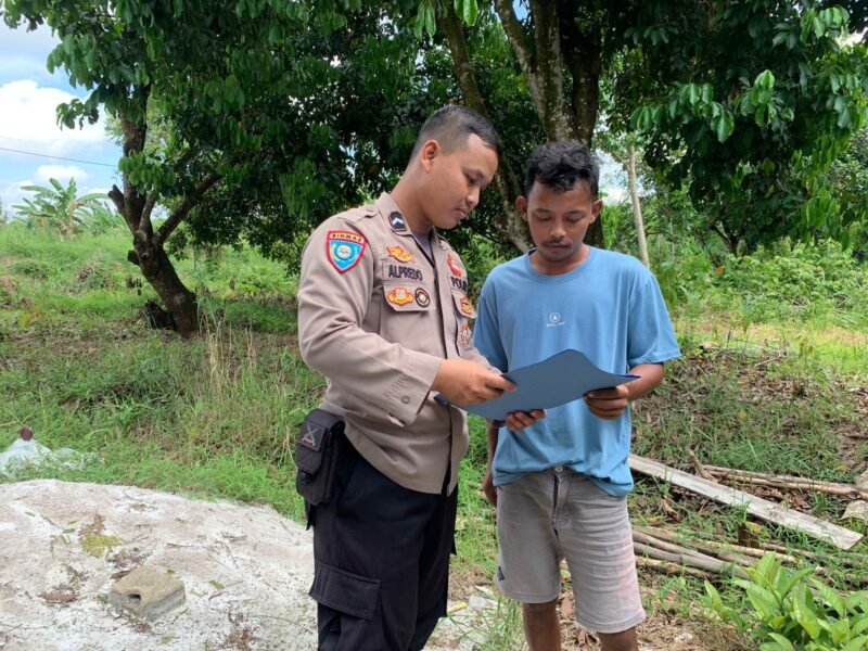 Mengantisipasi Karhutla, Ini Yang Dilakukan Personil Sat Binmas Polres Pulang Pisau