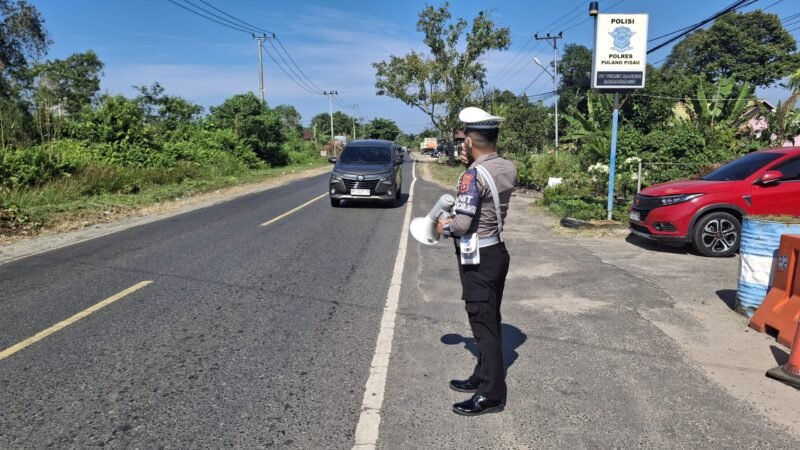 Kamseltibcarlantas: Sat Lantas Polres Pulang Pisau Giat Penling dan Penluh
