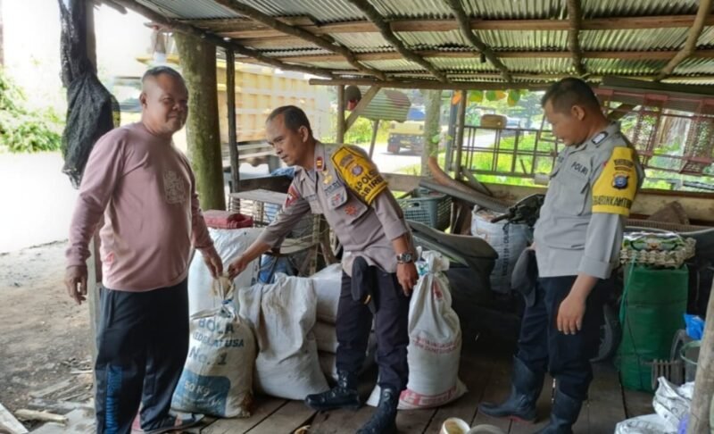 Wujud Dukungan terhadap Program Asta Cita Presiden RI, Polsek Jabiren Raya Salurkan Bantuan Pertanian