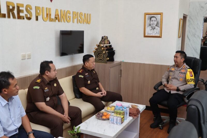 Wujud Penguatan Sinergi Penegakan Hukum, Kapolres Pulang Pisau Terima Kunjungan Kerja Kajari yang Baru