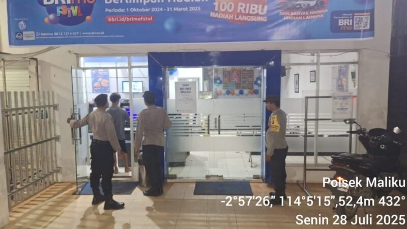 Patroli Malam Polsek Maliku Jaga Kamtibmas Tetap Aman di Wilkumnya