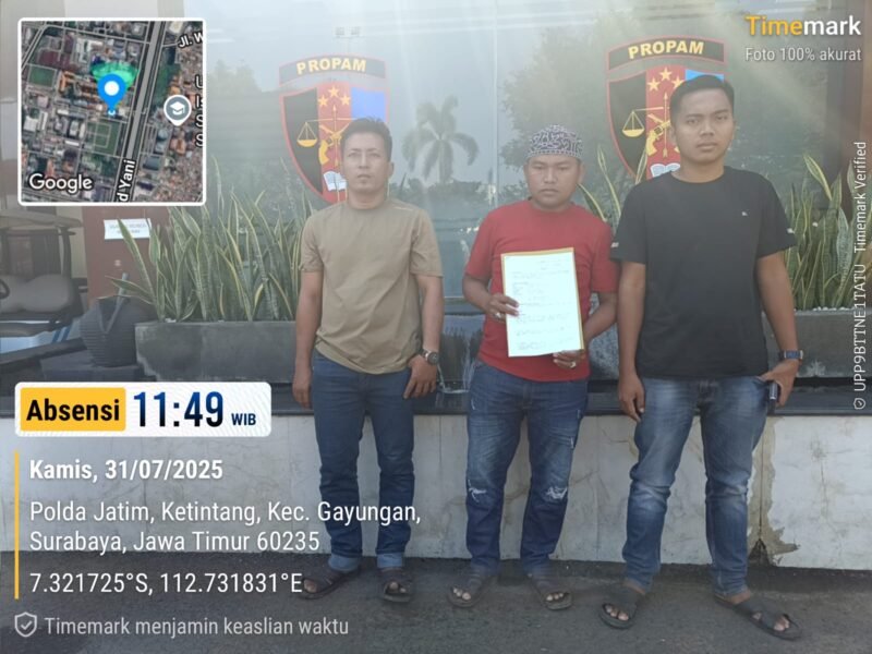 Brekingnews: Pemilik Tembaga Endrosono Laporkan Kinerja Polsek Semampir ke Polda Jatim