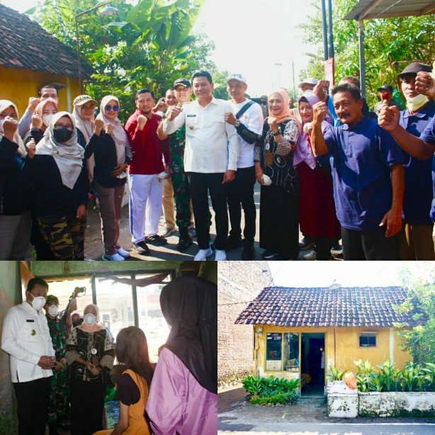 Sidak Pasien TB Serta Pengobatan,Bupati Subandi Bantu Bedah Rumah