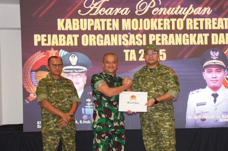 Puncak Sinergi Pemkab. Mojokerto: Retreat Berakhir Gemilang, Ditutup Danrem 082/CPYJ