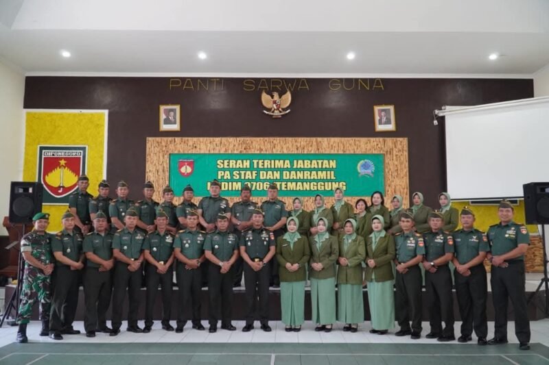 Kodim 0706/Temanggung: Momentum, Penyegaran dan Profesionalisme Prajurit