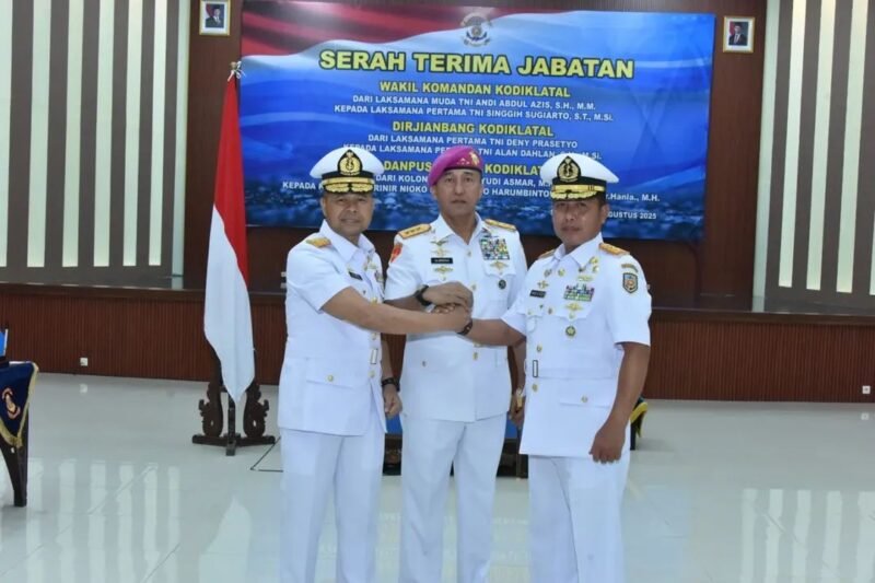 Komandan Kodiklatal Pimpin Sertijab Tiga Jabatan Strategis