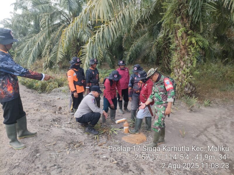 Monitoring Kondisi daerah Rawan Potensi Karhutla Wilkum Polsek Maliku