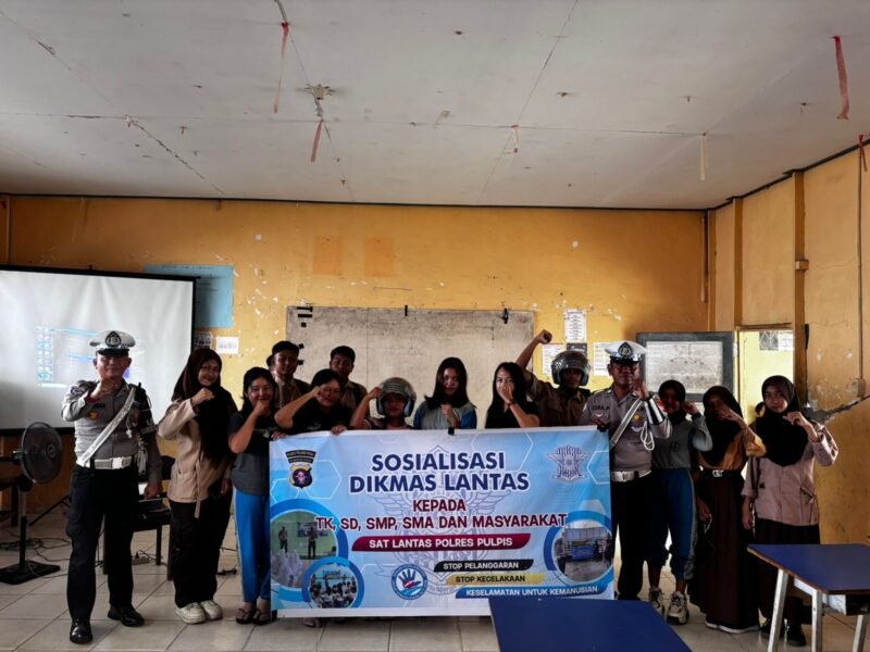 Peduli Keselamatan Generasi Muda, Polantas Polres Pulang Pisau Laksanakan Dikmas Lantas di SMA PGRI