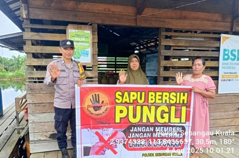 Polsek Sebangau Kuala Laksanakan Sosialisasi Saber Pungli