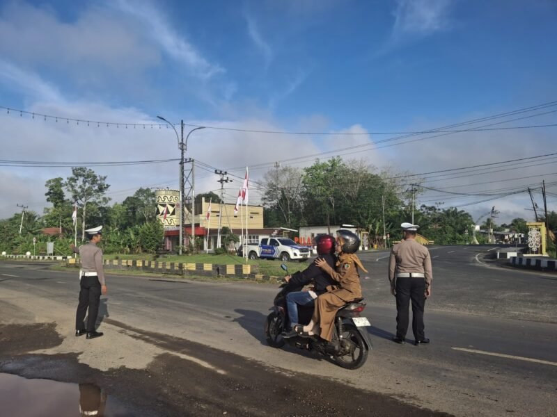 Pengaturan Pagi Polres Pulang Pisau, Berikan Rasa Aman dan Nyaman bagi Masyarakat