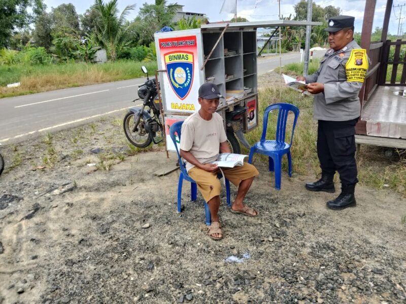Dalam Rangka meningkatkan minat dan menanamkan budaya baca Satbinmas