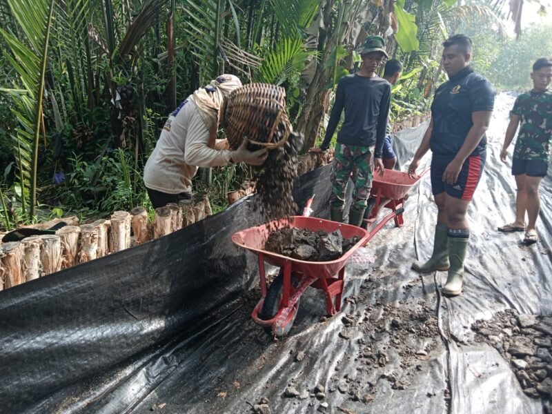Semangat Satgas TMMD Ke-125 Kodim 1007/Banjarmasin Terus Membara Di Kuin Kecil