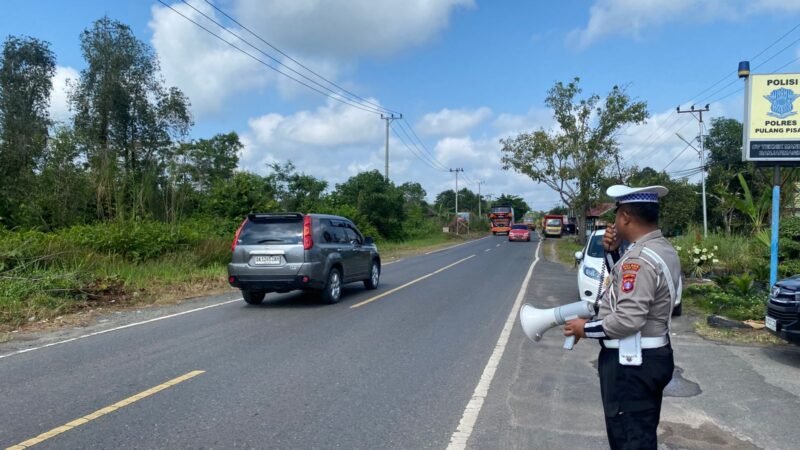 Satlantas Polres Pulang Pisau Gencarkan Penling Guna Kamseltibcarlantas