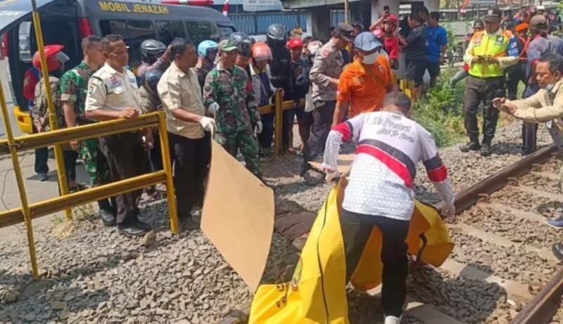 Perempuan Asal Desa Kwangsan Tewas Tertabrak KA Jenggala di Depan Maspion 3 Sidoarjo