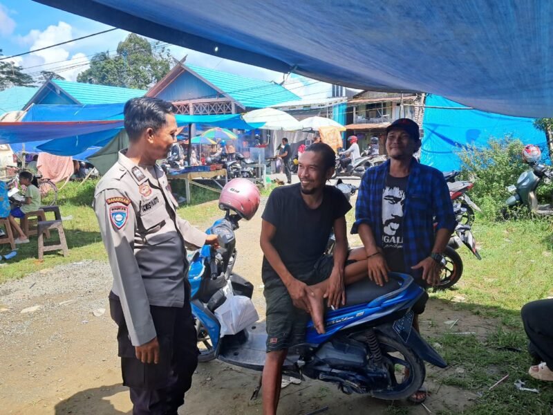 Satbinmas Polres Pulang Pisau laksanakan Patroli dan memberikan himbauan Premanisme kepada masyarakat