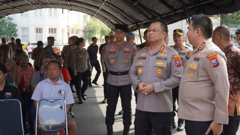 Gerakan Pangan Murah :Komitmen Polrestabes Surabaya Stabilkan Harga dan Menjamin Ketersedian Pangan