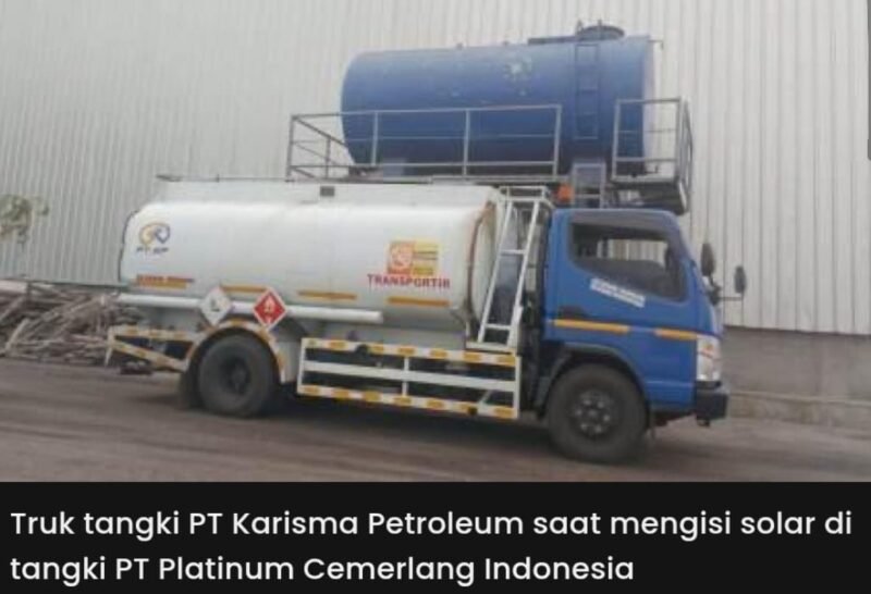 PT Platinum Cemerlang Indonesia Diduga Membeli Solar Subsidi