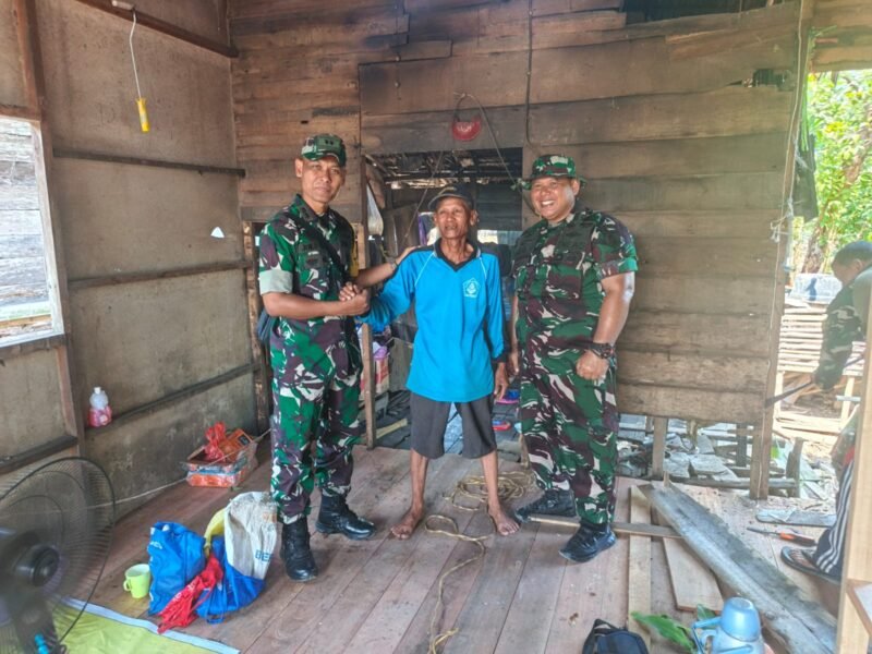 Senyum Noordin Warnai Akhir Pekan Satgas TMMD ke-125 Kodim 1007/Banjarmasin