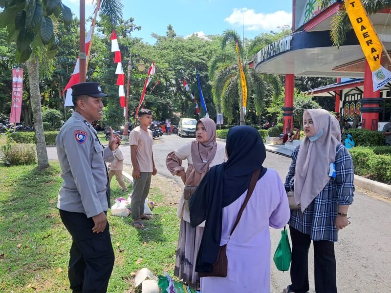 Cegah Judi Online Sat Binmas Polres Pulang Pisau Laksanakan Sambang ke Masyarakat