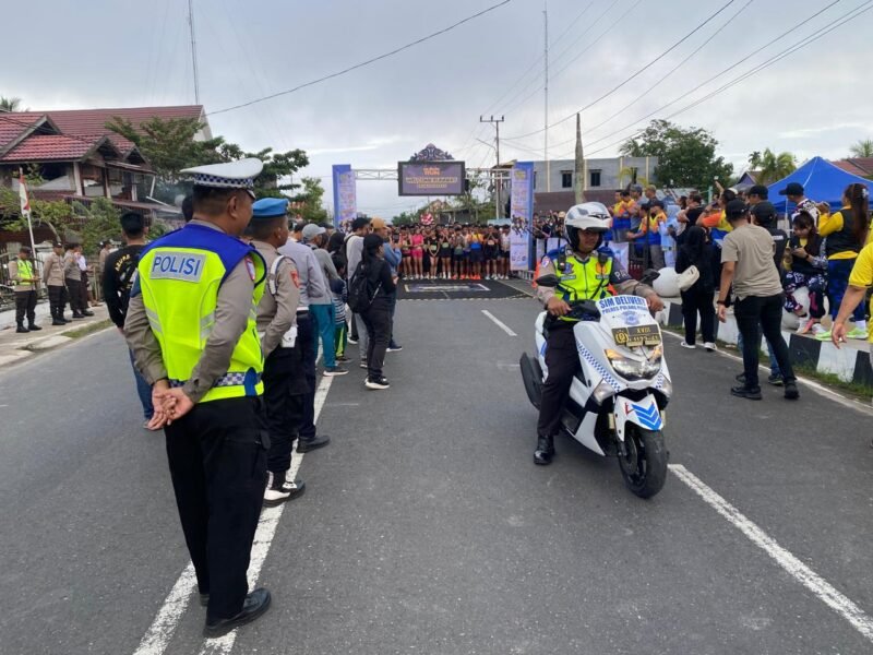 Run 5K Meriah, Polres Pulpis Jamin Kegiatan Aman dan Tertib