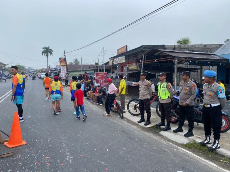 Polres Pulpis Siagakan Personel Amankan Kegiatan RUN 5K HUT RI ke-80