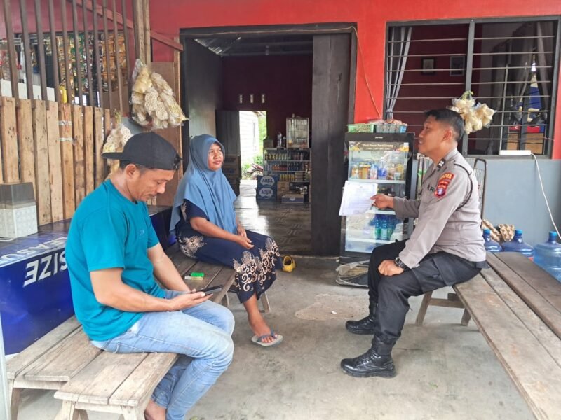 Satbinmas Polres Pulang Pisau laksanakan Patroli dan memberikan himbauan Premanisme kepada masyarakat.