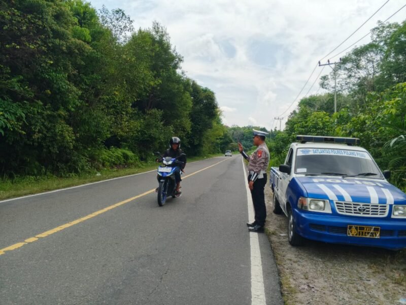 Satlantas Sigap Laksanakan Patroli Daerah Rawan Laka dan Pelanggaran