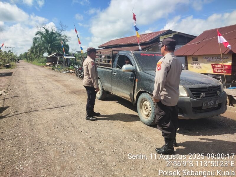 Pagi hari Polsek sebangau kuala gencarkan giat KRYD