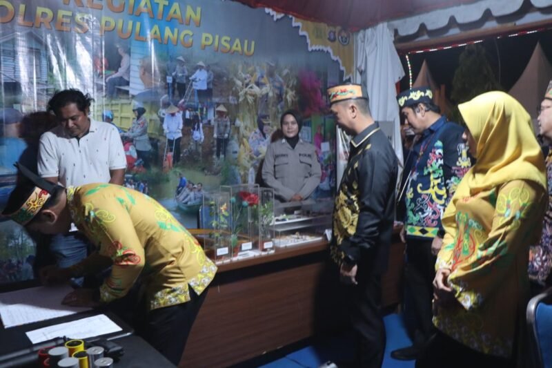 Polres Pulang Pisau Ramaikan Handep Hapakat Fair 2025 Lewat Partisipasi Stand Interaktif