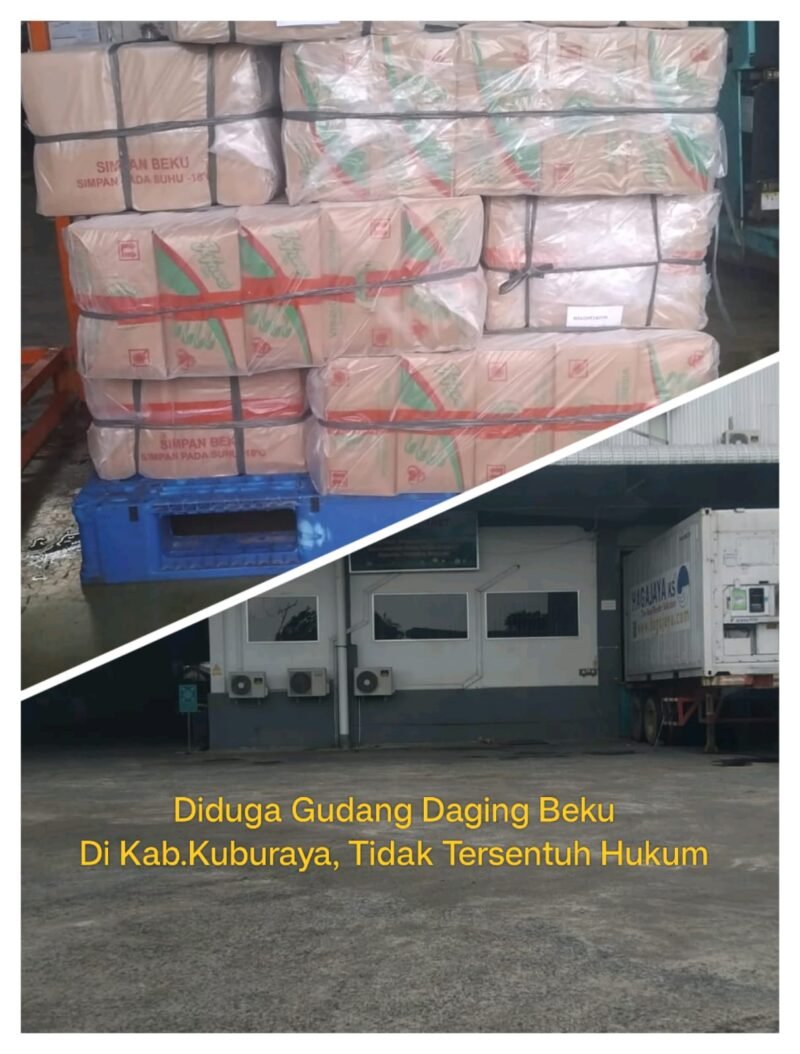 Diduga Gudang Daging, Beku Ilegal di Kubu Raya Beroperasi Bebas, Aparat Diminta Bertindak