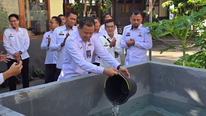 Tebar 4.500 Benih Lele, Lapas Lumajang dukung kemandirian kerja Warga Binaan