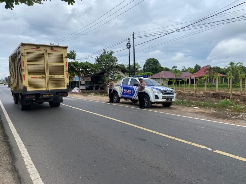 Satlantas Sigap Laksanakan Patroli Daerah Rawan Laka dan Pelanggaran