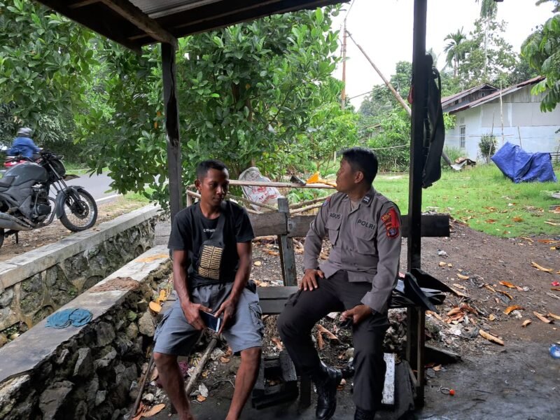 Satbinmas Polres Pulang Pisau laksanakan Patroli dan memberikan himbauan Premanisme kepada masyarakat.