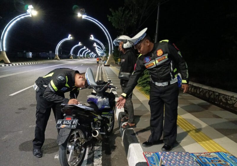 Respon Cepat Polres Pulang Pisau: Balap Liar dan Knalpot Tidak Sesuai Spek Pabrik Ditertibkan