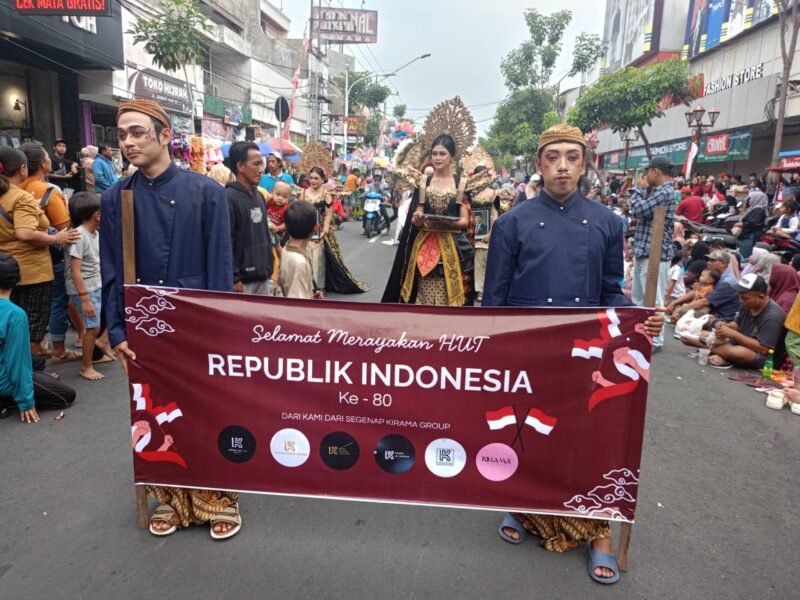 Ribuan Warga Padati Penutupan Karnaval Umum se-Kecamatan Nganjuk