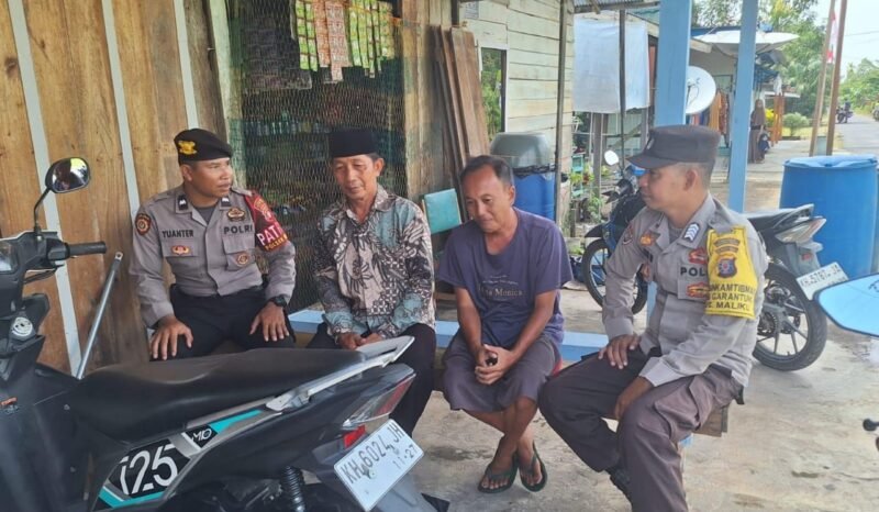 Personel Polsek Maliku Sosialisasi Kepada Masyarakat Kecamatan Maliku