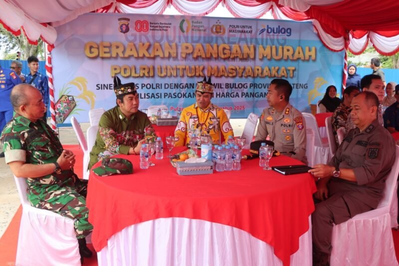 Gerakan Pangan Murah Polri Resmi Diluncurkan, Kapolres dan Bupati Pulang Pisau Ikut Hadir