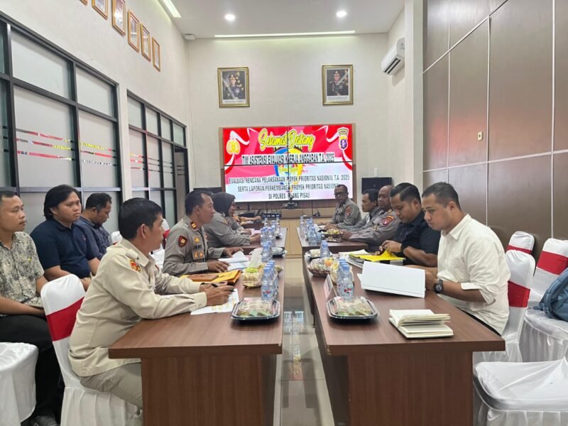 Asistensi Evaluasi Kinerja Anggaran T.A. 2025: Stamarena Polri Kunjungi Polres Pulang Pisau