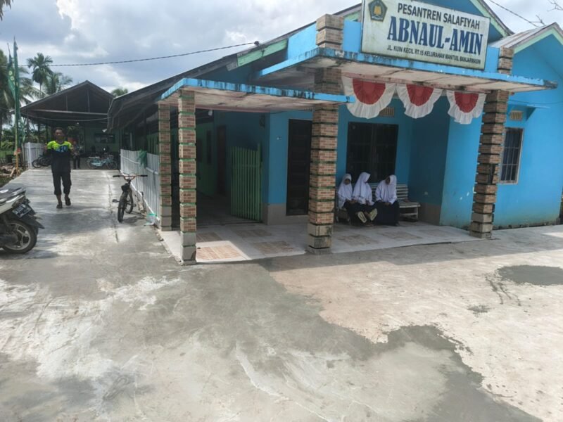 Wajah Baru Pondok Pesantren Abnaul Amin Berkat TMMD ke-125, Anak-anak Kini Bisa Bermain Tanpa Khawatir Becek