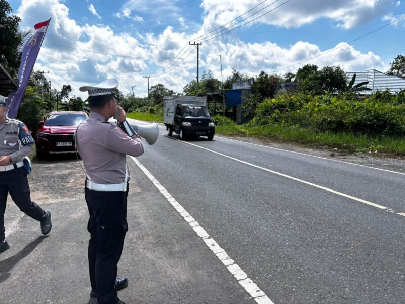 Kamseltibcarlantas: Sat Lantas Polres Pulang Pisau Giat Penling dan Penluh