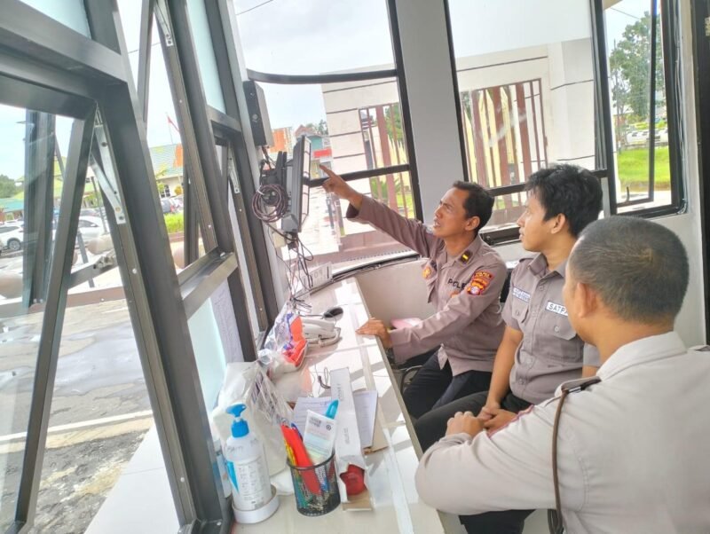 Sat Binmas Polres Pulang Pisau Sambangi Satpam RSUD pulang pisau