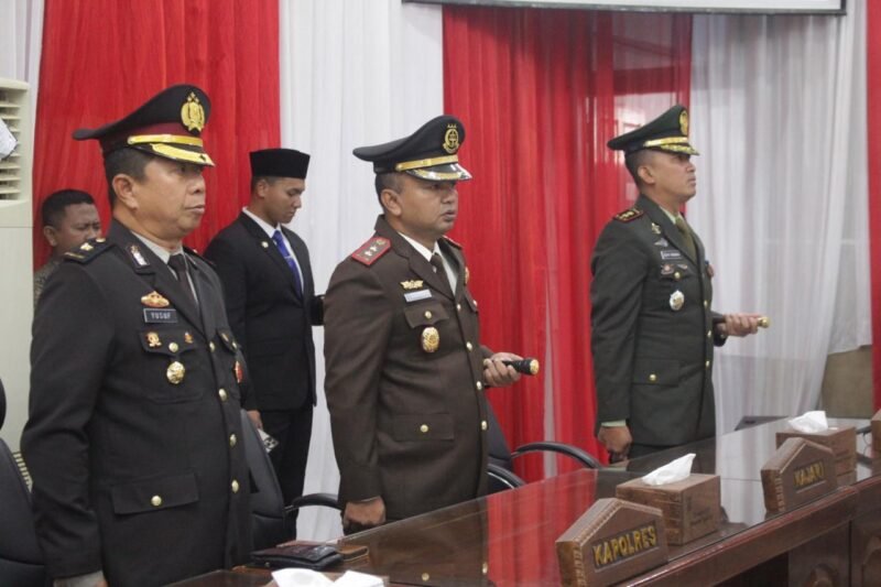 Dandim 1009/Tanah Laut Menghadiri Rapat Paripurna DPRD Kabupaten Tanah Laut Dalam Rangka HUT RI Ke - 80