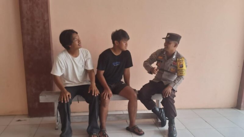 Sambang ke Masyarakat, Personel Polsek Maliku Lakukan Sosialisasi dan Imbauan