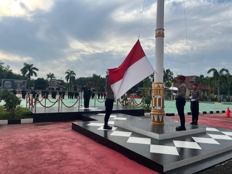 Bangkitkan Jiwa Patriotik, Polres Pulang Pisau Gelar Upacara Peringatan HUT ke-80 Kemerdekaan RI