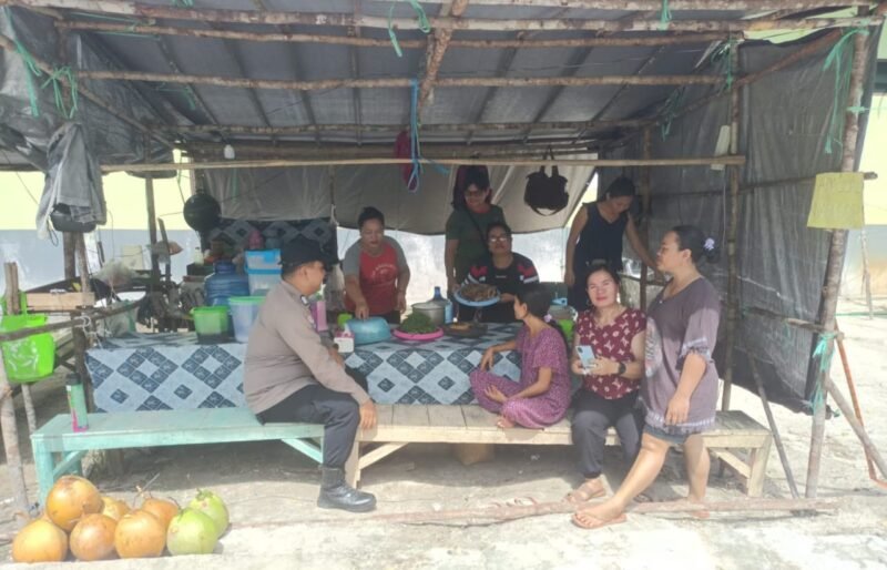Satbinmas Polres Pulang Pisau laksanakan Patroli dan memberikan himbauan Premanisme kepada masyarakat