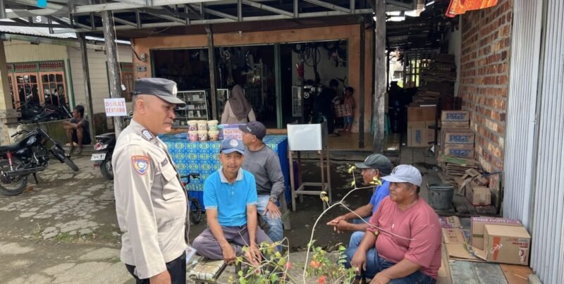 Sat Binmas Lakukan Sambang Dan Berikan Himbauan Kamtibmas Kepada Masyarakat