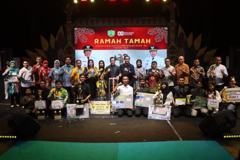 Kebersamaan Warnai Malam Ramah Tamah HUT RI ke-80, Kapolres dan Ketua Bhayangkari Cabang Pulang Pisau Turut Hadir