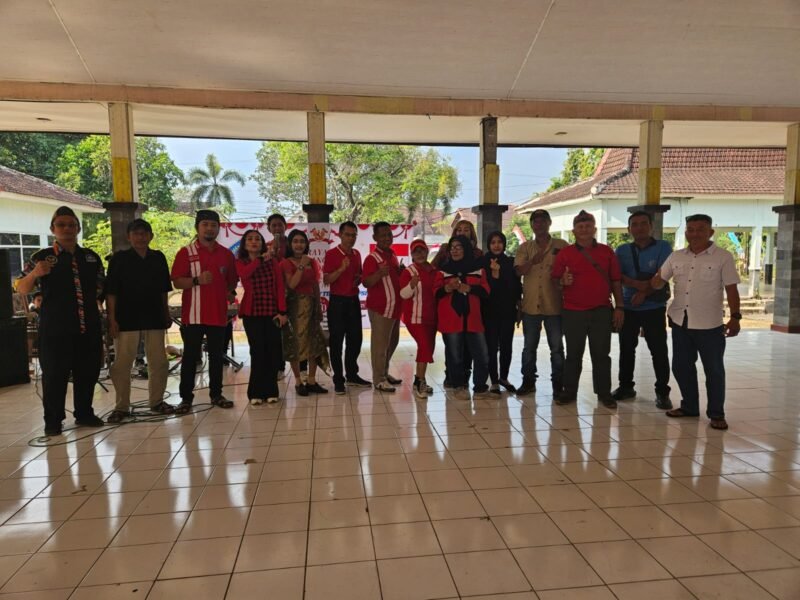 DPC PJI Kabupaten Nganjuk Gelar Tumpengan di Monumen dr. Soetomo Peringati HUT RI ke-80