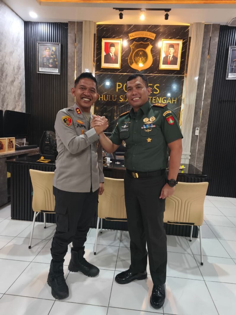 Dandim 1002/HST dan Kapolres Sepakat Perkuat Sinergitas