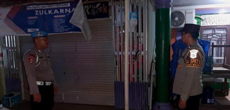 Antisipasi Terjadinya Tindak Pidana Polsek Maliku Patroli Malam